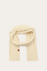 Birch Wide Cable Scarf Birch