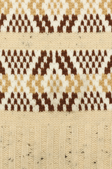 Birch Tweed Fair Isle Scarf Birch