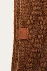 Acorn Embellished Fringe Ruana Acorn