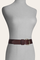 Tan 40mm Belt With Woven Keeper Tan