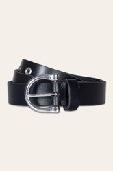 Women’s Black 25mm Horseshoe Buckle Belt Black