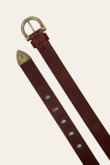 Women’s Tan 25mm Horseshoe Buckle Belt Tan