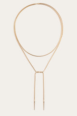 Women’s Lasso Wrap Necklace | Aurate x The Frye Company Yellow Vermeil