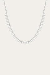 Women’s Marquise Fringe Necklace | Aurate x The Frye Company Sterling Silver