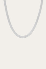 Women’s Extra Bold Herringbone Necklace | Aurate x The Frye Company Sterling Silver