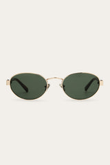 Savannah Sunglasses Olive Gold
