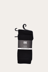 Women’s Black Bamboo Boot Socks 2 Pack Black