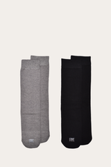 Women’s Ash Bamboo Boot Socks 2 Pack Ash