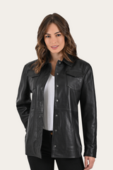 Black Bailor Shirt Jacket Black