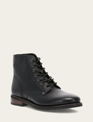 Men's Black Barrett Lace Up Boots Black