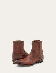 Men's Cognac Austin Inside Zip Boots Cognac