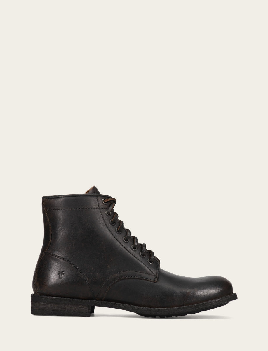 Men's Antiqued Black Tyler Flex Lace Up Boots Antiqued Black