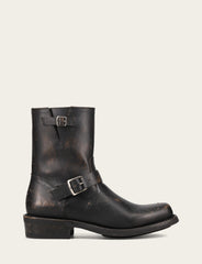 Men's Conway Engineer Smooth Leather Boot Antique Black