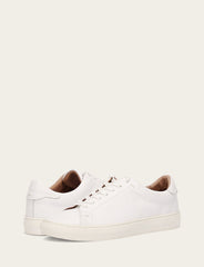 Men's White Astor Low Lace Slip On Sneakers White