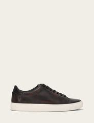 Men's Antiqued Black Astor Low Lace Slip On Sneakers Antiqued Black