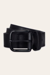 Men’s Black 38mm Coated Canvas Belt Black