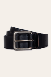 Men’s Black 35mm Pull Up Leather Belt Black