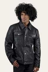 Ruffian Trucker Jacket Black