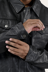 Ruffian Trucker Jacket Black