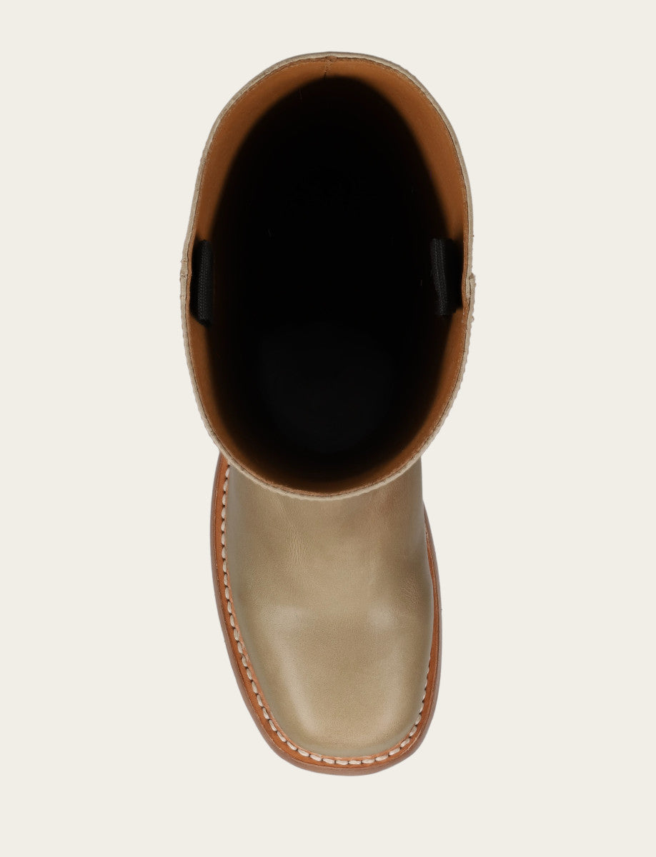 Eucalyptus Campus 14L Wide Calf Boots Eucalyptus