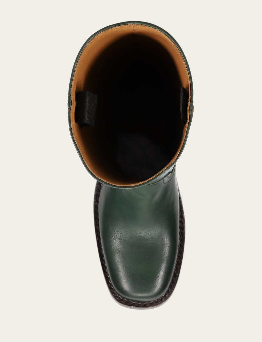 Forest Campus 14L Wide Calf Boots Forest