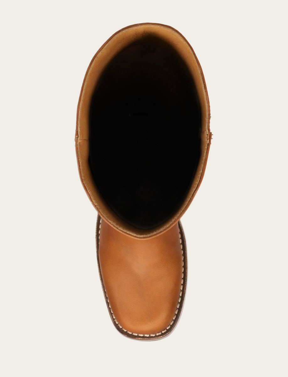 Women's Saddle Campus 14L Wide Calf Boots Saddle