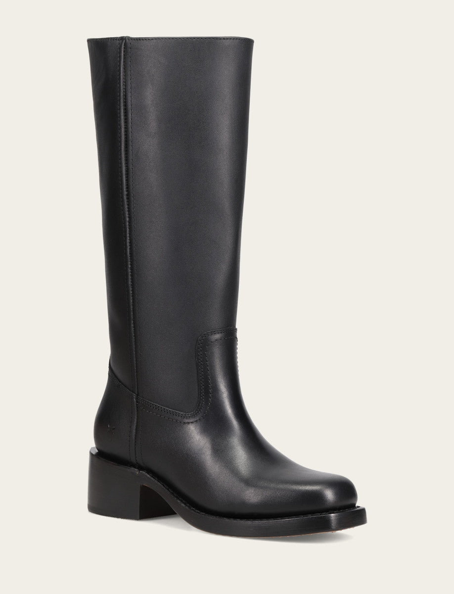 Women's Black Campus 14L Wide Calf Boots Black