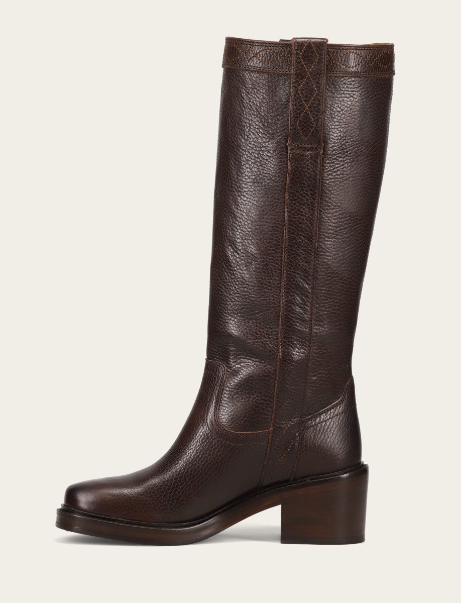 Women's Dark Brown Kate Pull On Boots Dark Brown