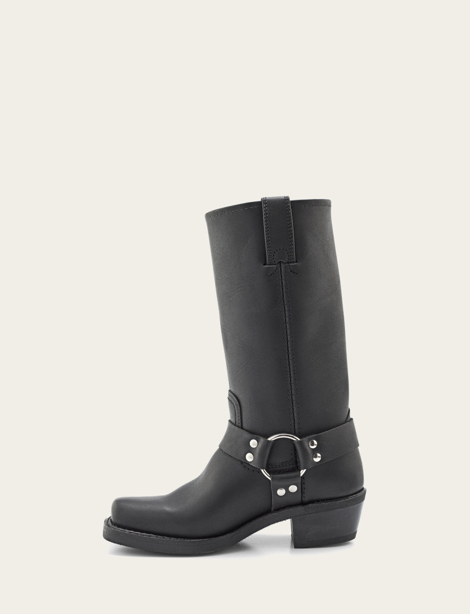 Women's Black Harness 12R Boots Black