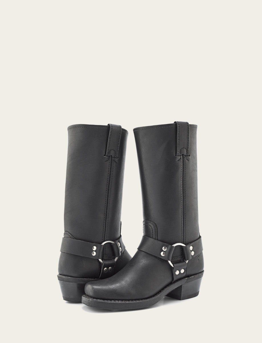 Women's Black Harness 12R Boots Black