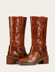 Women’s Amber Knee-High Kate Harness Boot Amber