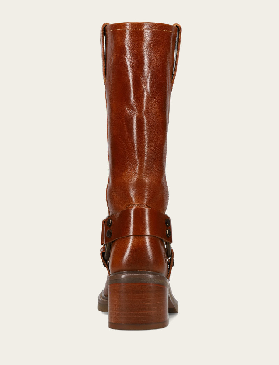 Women’s Amber Knee-High Kate Harness Boot Amber
