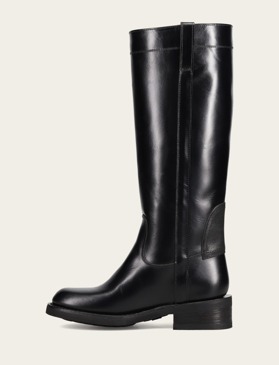 Women's Black Viv Riding Boot Black