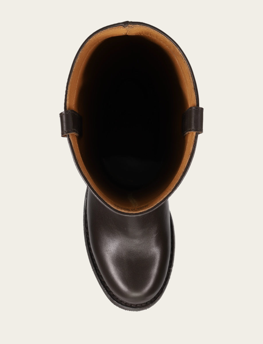 Women's Dark Brown Viv Riding Boot Dark Brown