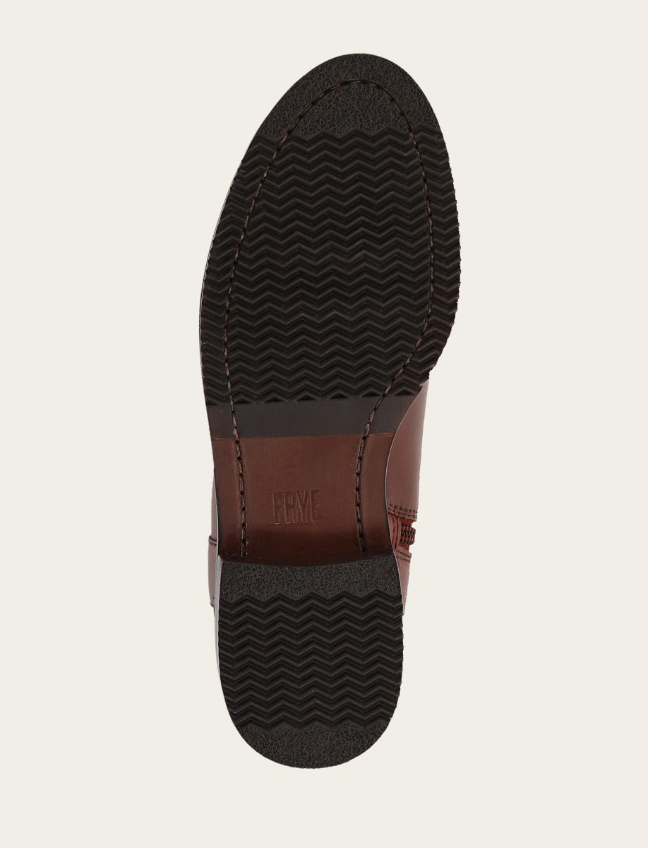 Women's Saddle Melissa Button Tall Inside Zip Boot Saddle