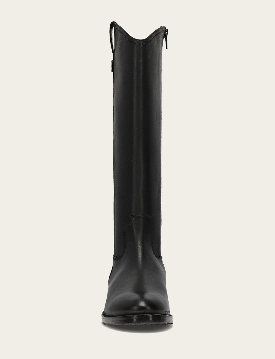 Women's Black Melissa Button Tall Inside Zip Boot Black