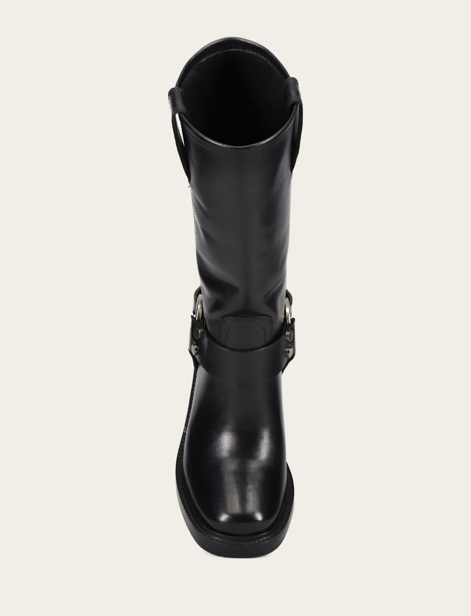 Women's Black Kate Harness Boots Black
