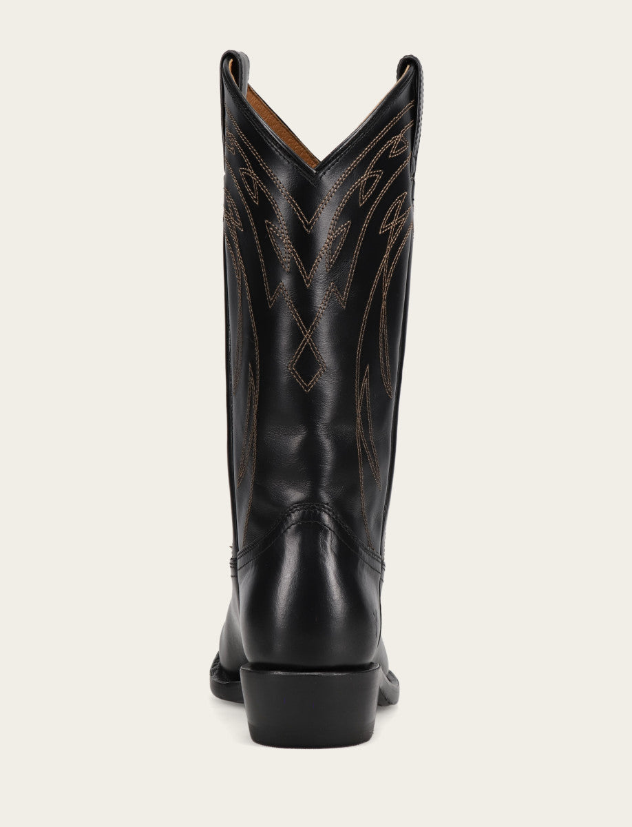 Women's Black Billy Pull On Deco Stitch Boots Black