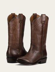Women's Bourbon Billy Pull On Deco Stitch Boots Bourbon