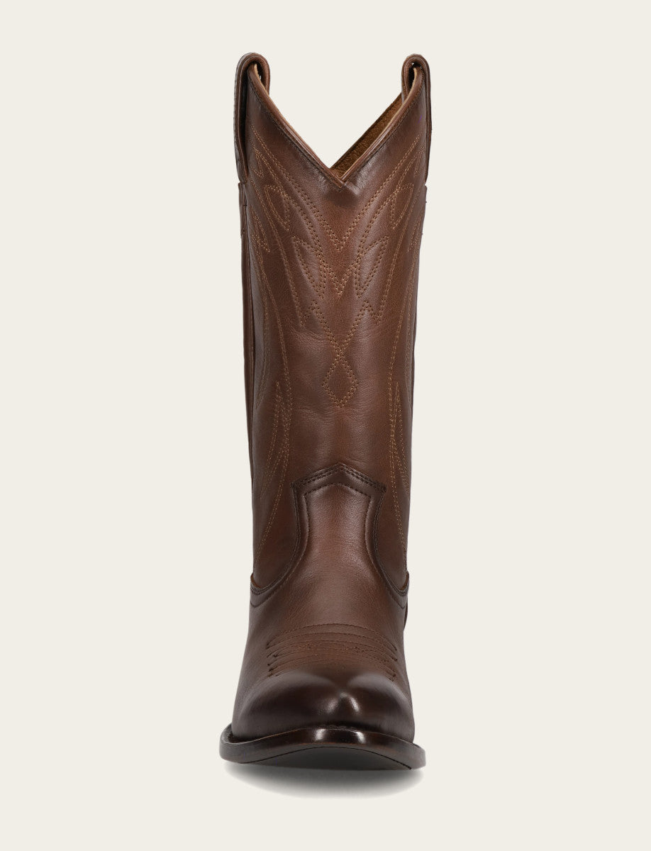 Women's Bourbon Billy Pull On Deco Stitch Boots Bourbon