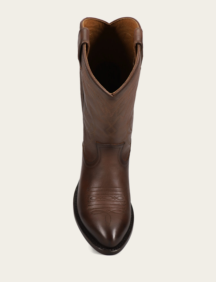 Women's Bourbon Billy Pull On Deco Stitch Boots Bourbon