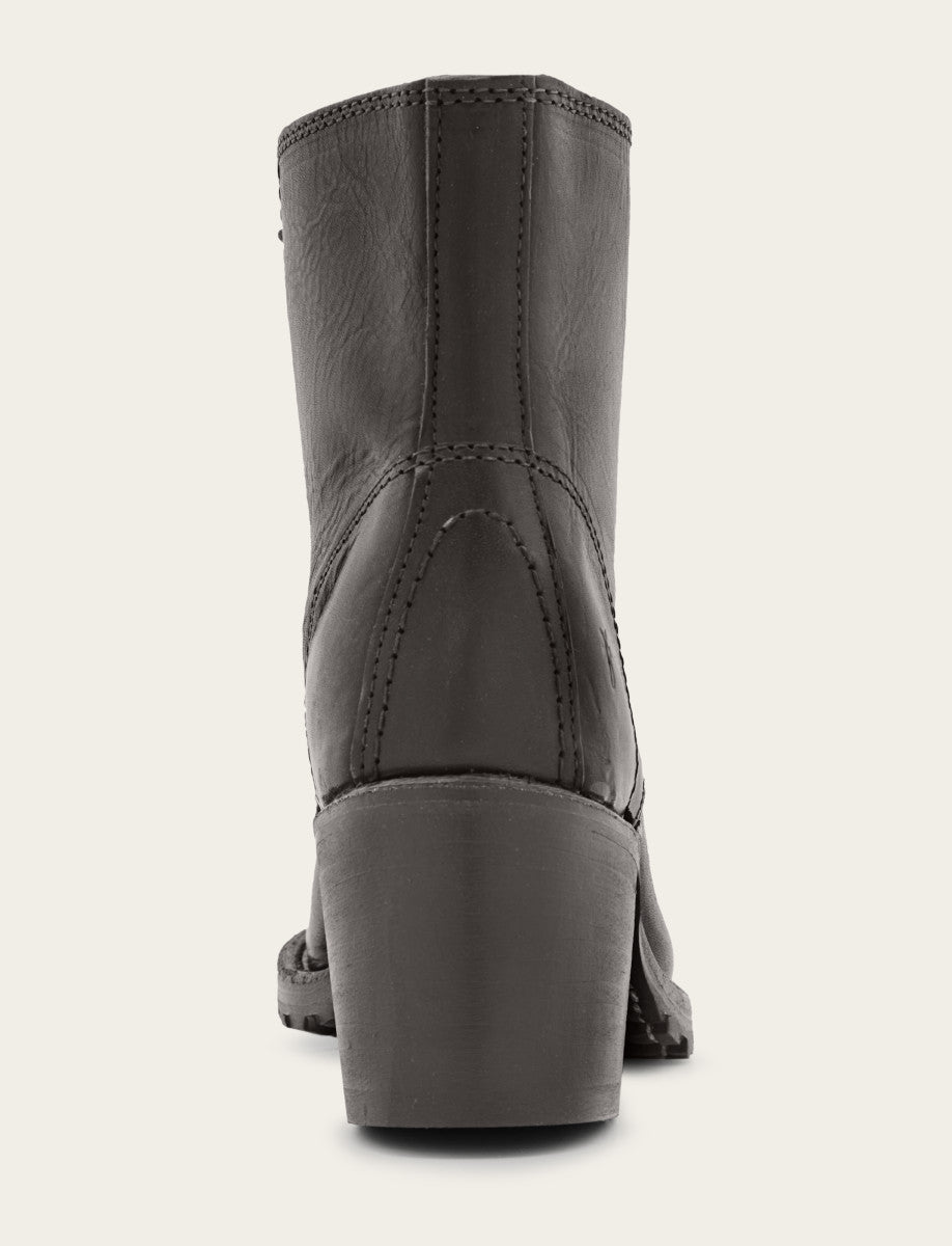 Women's Black Sabrina 6G Lace Up Boots Black