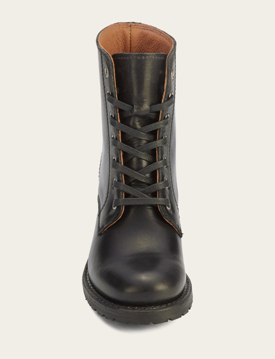 Women's Black Sabrina 6G Lace Up Boots Black