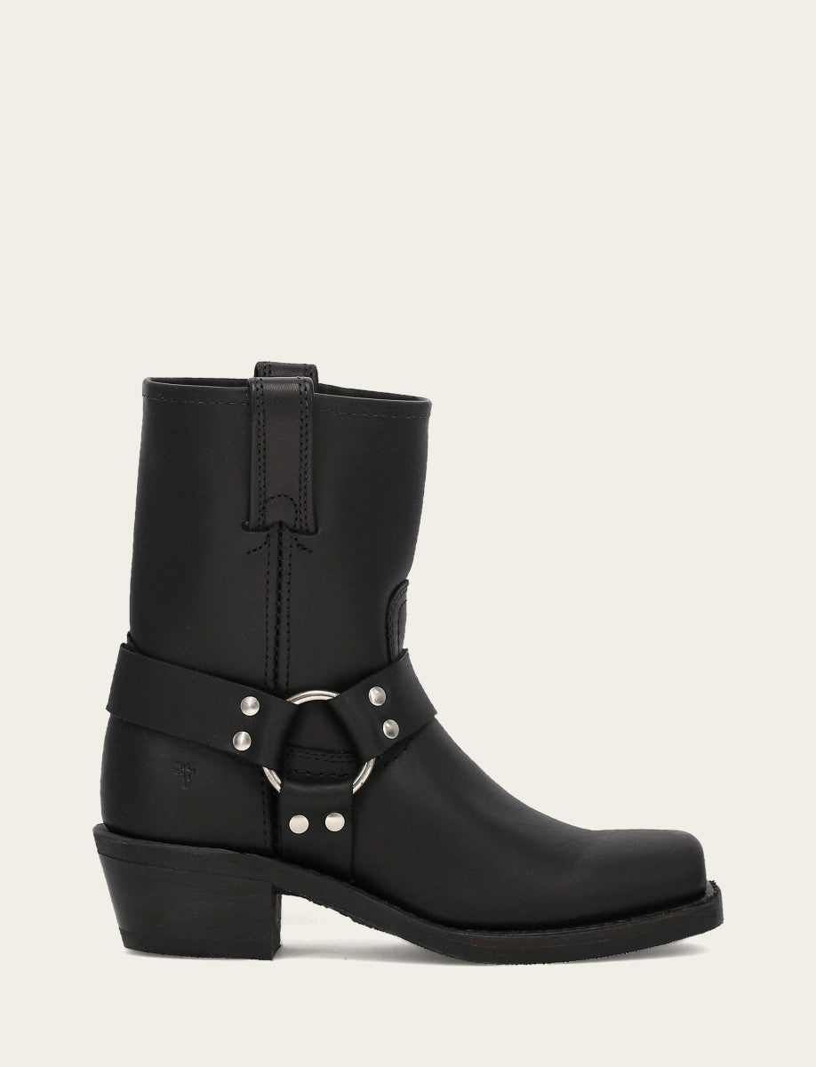 Women's Black Harness 8R Boots Black