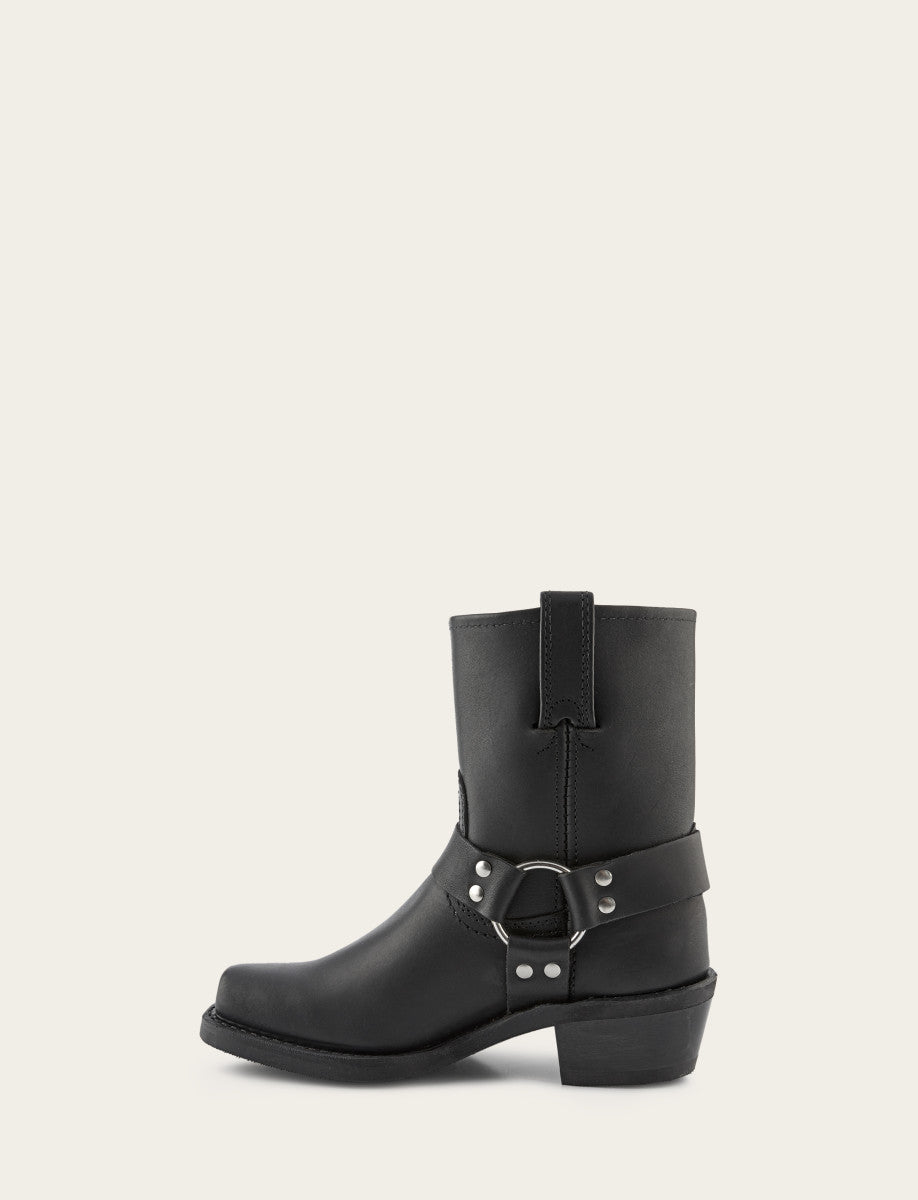 Women's Black Harness 8R Boots Black