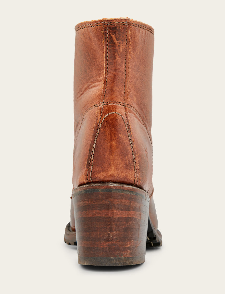 Women's Cognac Sabrina 6G Lace Up Boots Cognac