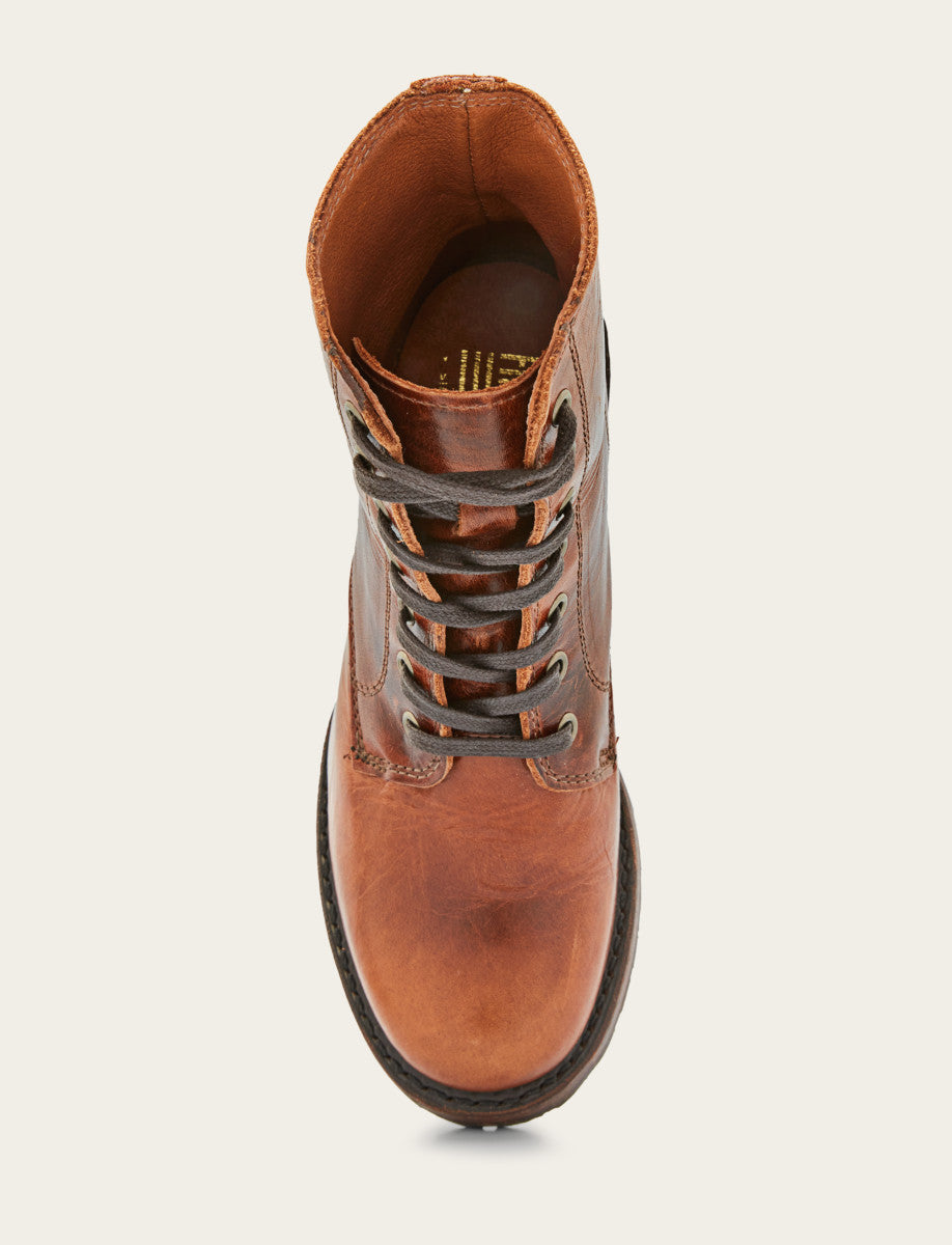 Women's Cognac Sabrina 6G Lace Up Boots Cognac
