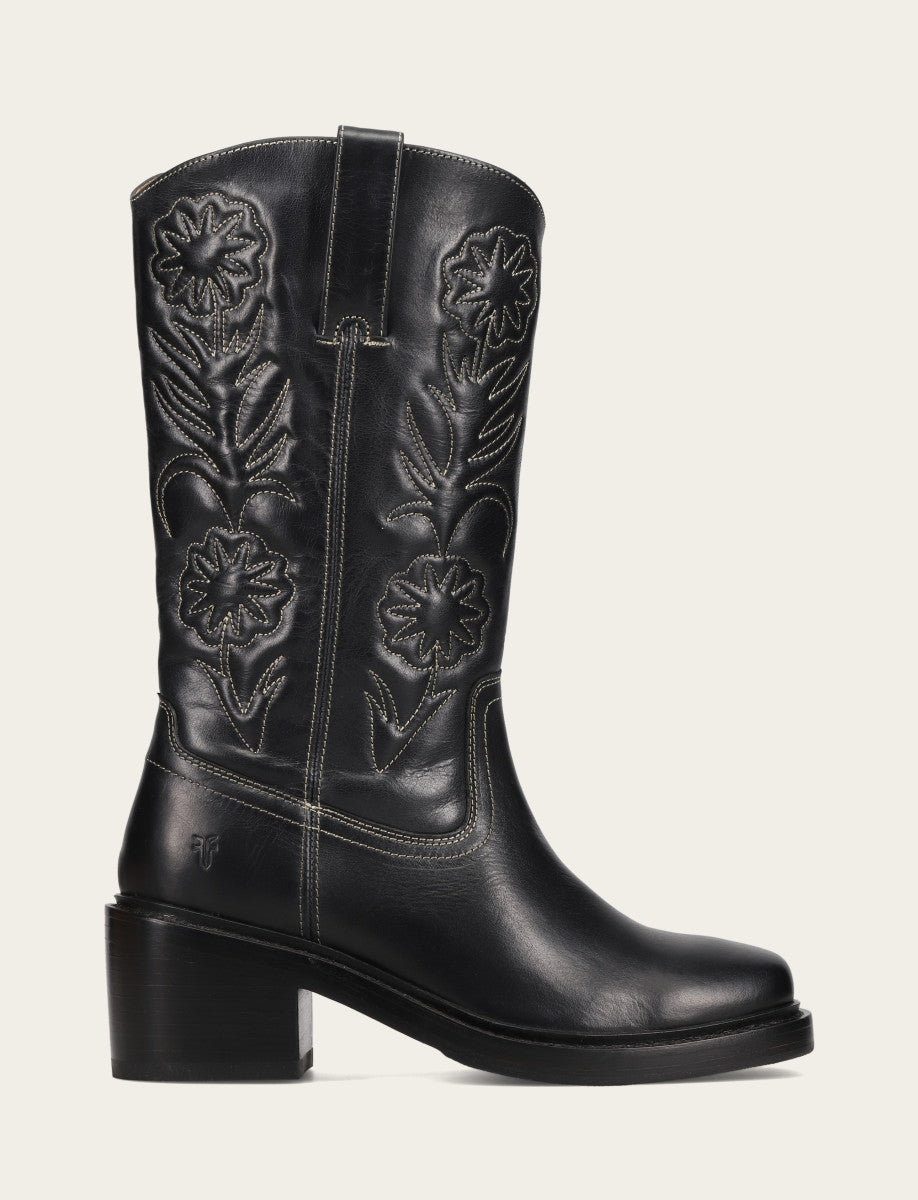 Women's Black Kate Deco Stitch Boot Black