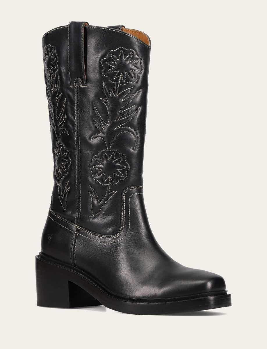 Women's Black Kate Deco Stitch Boot Black