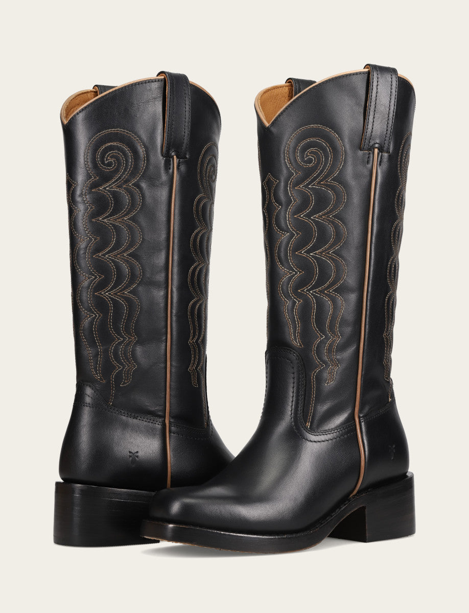 Women's Black Campus Deco Stitch Boot Black
